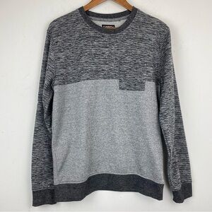 Carbon size Medium Men’s Gray Black Long Sleeve Sweater Sweatshirt